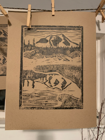 "There's a Mountain Hovering Over, There's a Mountain Hovering Near"
