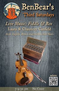 Fiddle & Box: Laura and Chauncey Canfield Third Saturdays 
