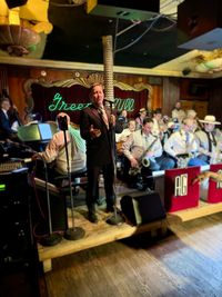 Frank Lamphere sings with the Alan Gresik big band