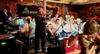 Frank Lamphere sings with the Alan Gresik big band