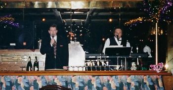 NYE 1997 at The William Tell Inn - Frank singing with Billy Pierce.
