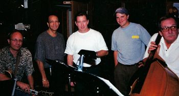 Gig circa 2002 with recording band from Frank's first album "Ain't Love A Kick"
