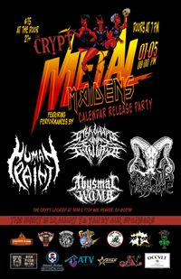 Metal Maidens Calendar Release Party