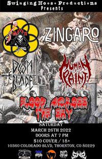 Human Paint w/ Doom Blade, Zingaro, 7:Seven, Blood Across the Sky
