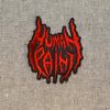 Human Paint Logo Dye Cut Embroidered Patch