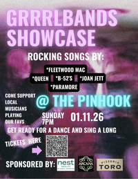 Grrrl bands showcase and fundraiser