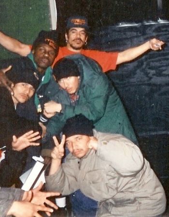 The homies from Hip Hop group FUNKDOOBIEST, SON DOOBIE
at The China Club in Chicago.
