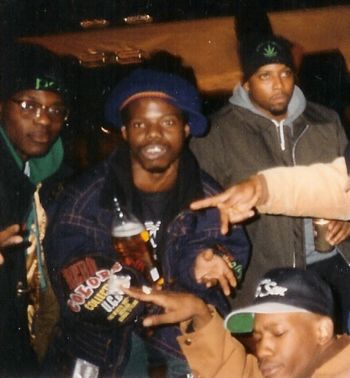 BUSHWICK BILL, NATE DOGG, KURUPT in Chicago during The Chronic tour.
