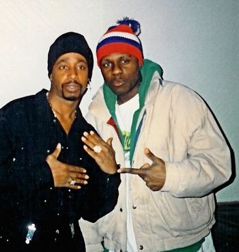 MC HAMMER in Chicago at album listening party.

