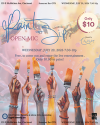 Paint & Sip Open Mic with Cleöcrt