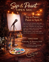 Paint & Sip Open Mic with Cleöcrt