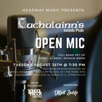 Cuchulainn's Open Mic
