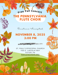 The Pennsylvania Flute Choir Fall Concert
