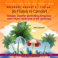 Pennsylvania Flute Choir Day - 30 Flutes in Concert