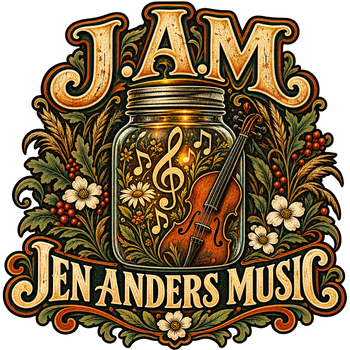 J.A.M. Productions / Jen Anders Music logo.
