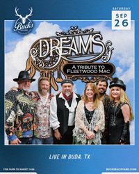 Dreams: Fleetwood Mac Tribute at Buck's Backyard Buda | Jennifer Gayle Bradley