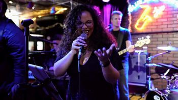 Honey breaking it down at Blue Jean Blues in South Florida
