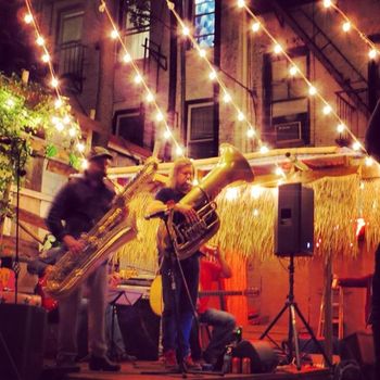 with Stefan Zeniuk and Gato Loco de Bajo in Williamsburg Brooklyn, NY

