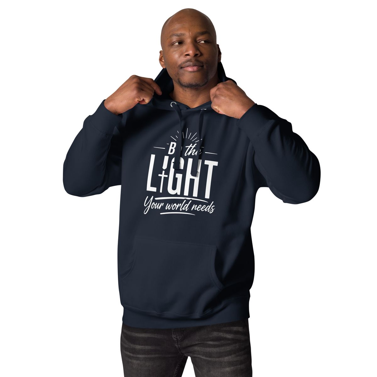 Unisex hoodie - Be The Light