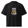 Raise the Roof oversized high neck t-shirt