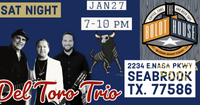 Del Toro Trio - Roberto Del Toro, Chico Lobos and Charles Lopez
