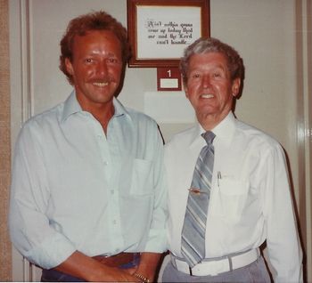 Roy Acuff backstage at the Grand Ole Opry 1981
