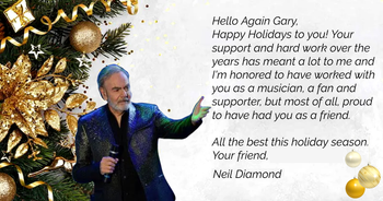 Neil Diamonds Christmas greeting 2025

