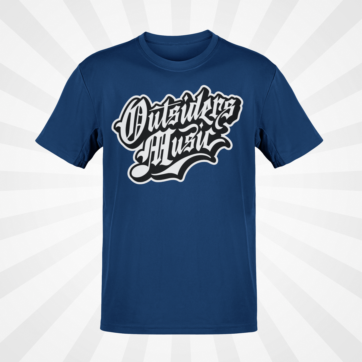 Classic Outsiders Music Navy Tee