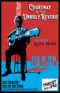 Courtnay & The Unholy Reverie with support Liana Hart
