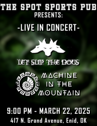 Machine in the Mountain and Let Slip the Dogs LIVE