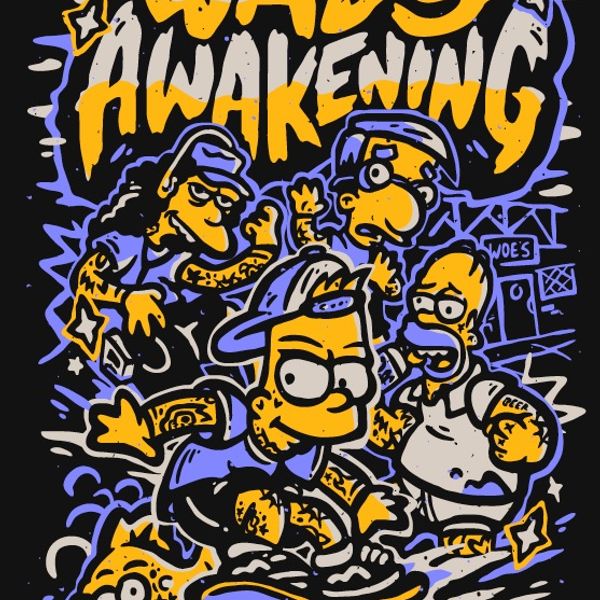 Simpsons Punk Shirt