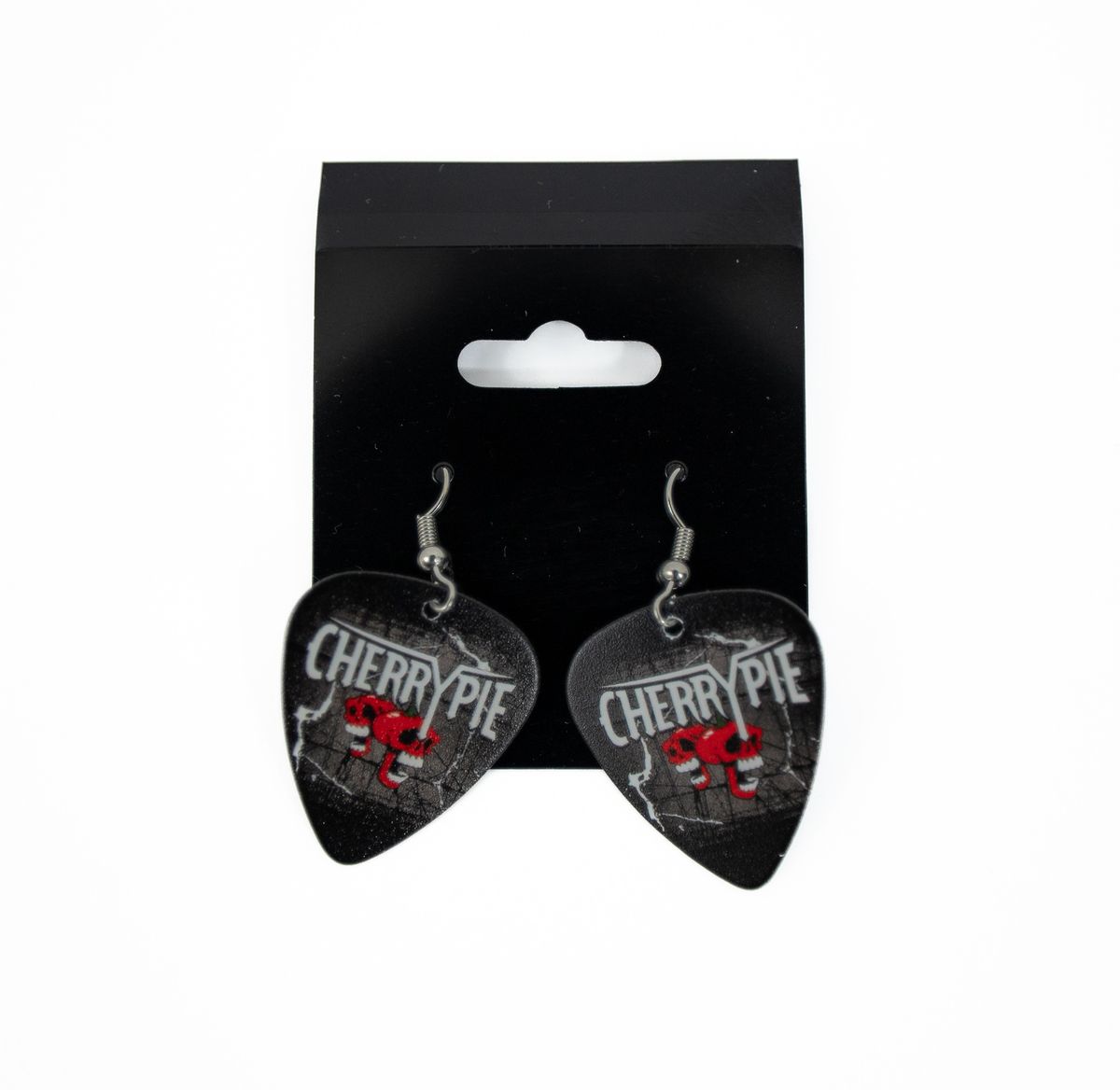 Cherry Pie Guitar Pick Earrings