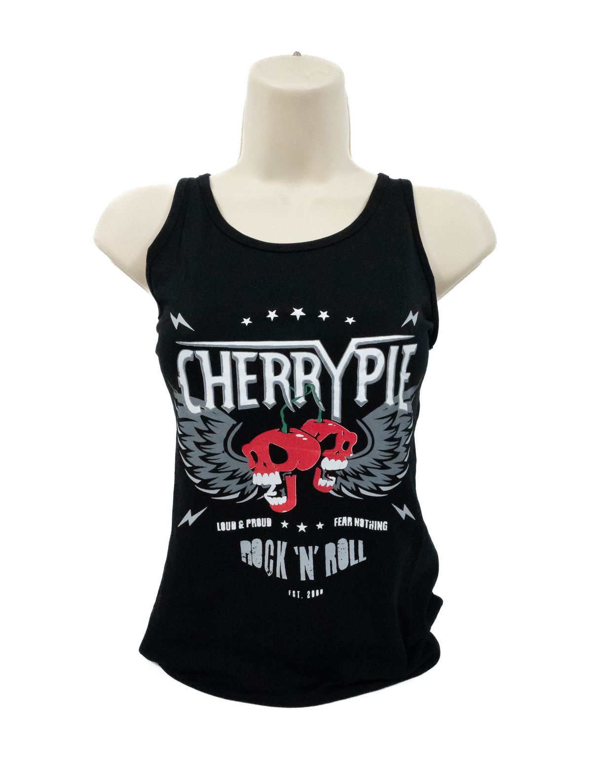 "Cherry Skull" Ladies Racerback Tank Top