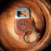 Leather Bottle Opener Keychain