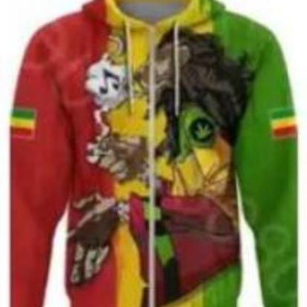 Rasta Round Neck Top 006