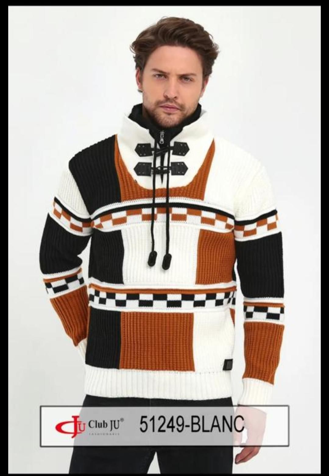 Long sleeve turtle neck men jumper 103