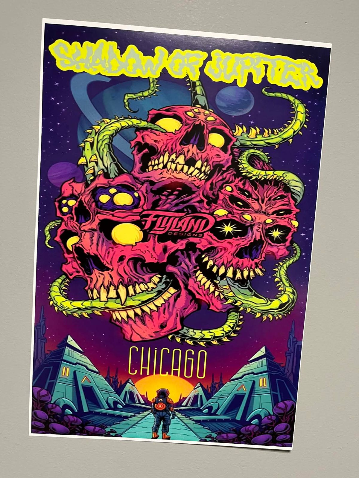 Shadow of Jupiter/Flyland Designs 12" X 18" Poster SIGNED