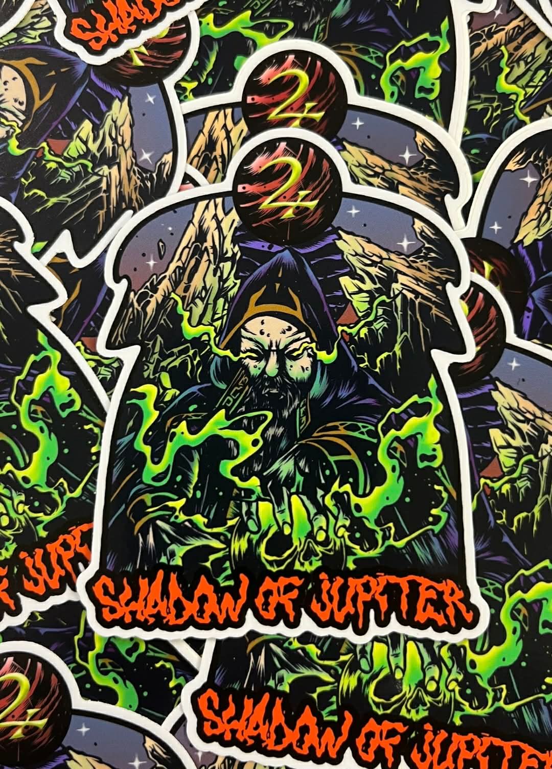 Shadow of Jupiter 3" X 4" Gloss Sticker