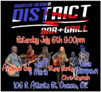 Jeff Evans with Andrew Live and Friends at the District Bar & Grill, Owasso, OK
