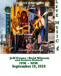 Jeff Evans w/ Reid Wixson and Damien Hartzell at Renaissance Brewing Co.