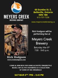 Rick Hodgson Live at Meyer's Creek