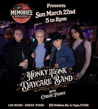 HonkyTonk Daycare Band with Chloe Penny at Memories Bar & Grill