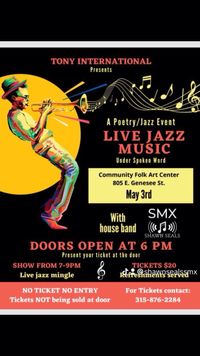 Tony International Jazz Poetry Night