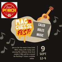 Caleb Boles Music at Mac N Cheese Fest 