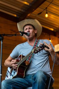 Neal Cowan and Alf Evans at Greenwood Saloon