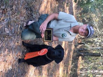 10-30-16  Lilly earned her Master Hunter title at the Lumber River Retriever Club event in Rose Hill this weekend!!!  Blaze and Reverend also had qualifying scores and they are one step closer to being a Master Hunter Also !
