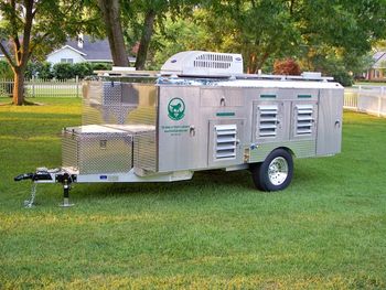 Thanks to Ben Hucks and all the gang at Mountaintop Custom Kennels for exceeding all of our expectations in our new trailer. They made sure that every little custom idea we had was taken care of. Great service!
