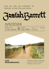 An Evening of Story & Song with Josiah Barrett