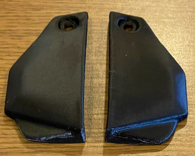 RST1000 Futura coolant and oil fairing trim plates