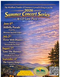 Tame The Rooster at Windham Chamber of Commerce Summer Concert Series